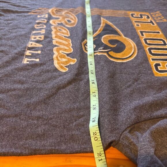 BUNDLE‎  St. Louis Rams Kids XL Blue Yellow #55 LAURINAITIS Jersey & men L Tee - Picture 12 of 13